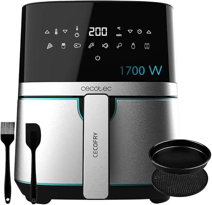 Freidora de Aire Cecotec Cecofry Full Inox 5500 Pro 5,5 litros